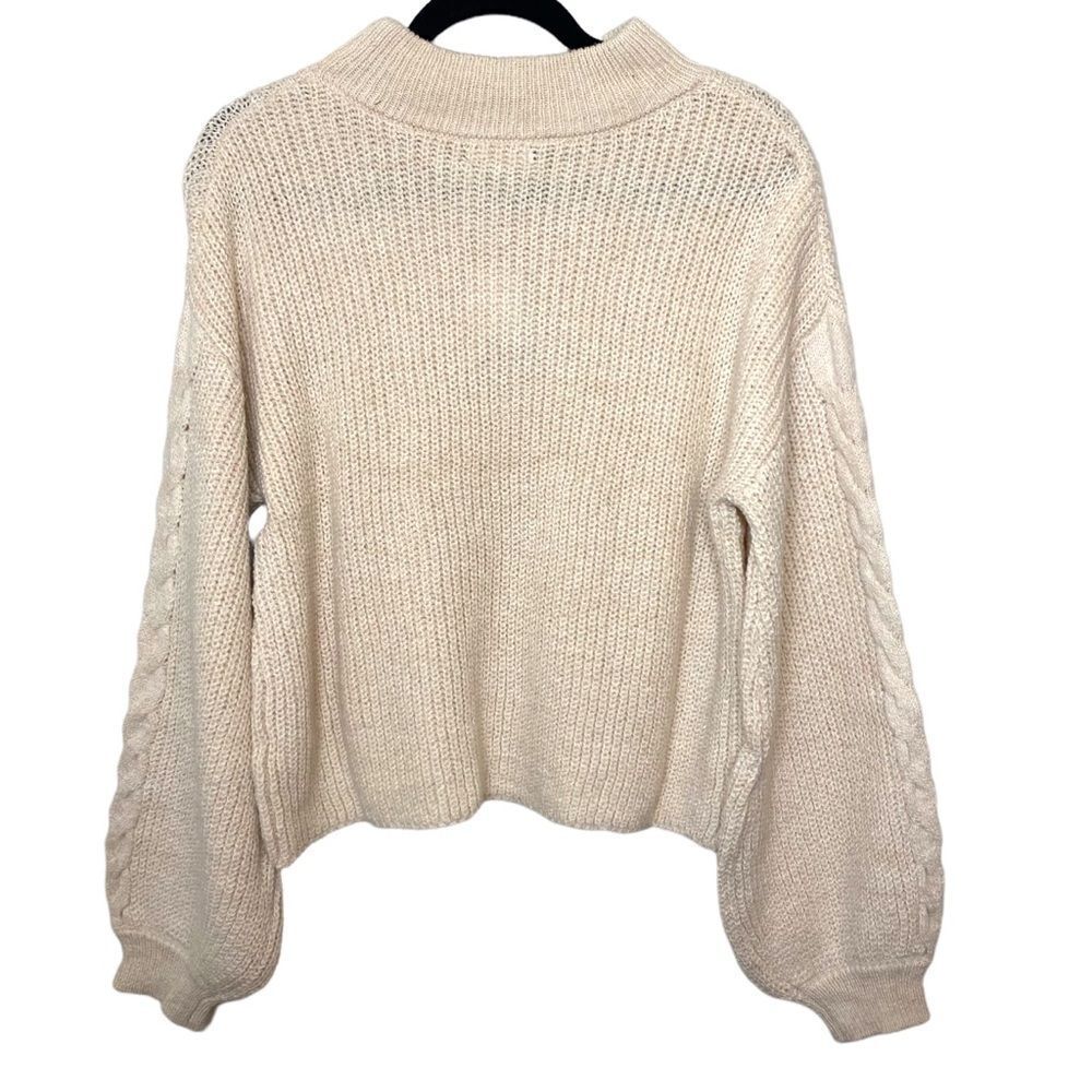 Nwt BP Cable Knit Balloon Sleeve Sweater - Picture 10 of 14